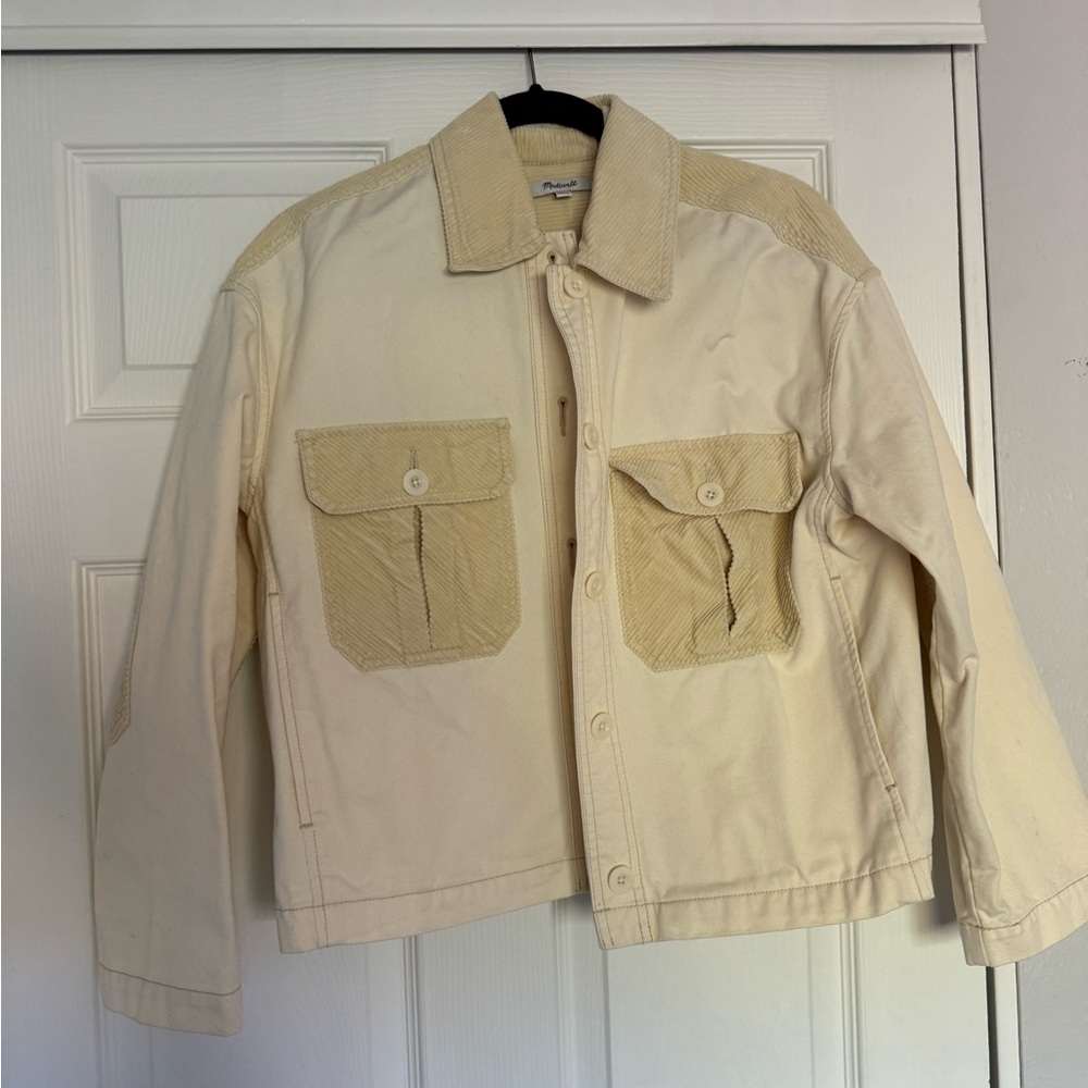Madewell Boxy Chino Shirt Jacket - Small